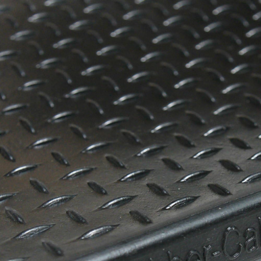 Diamond Plate Non Slip 9.75x29.75 Black Rubber Stair Mats