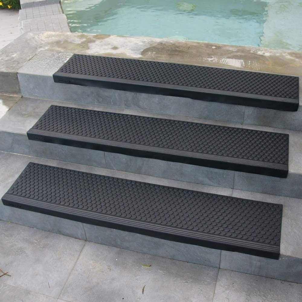 Coin Grip Commercial Rubber Indoor Outdoor Stair Step Mats