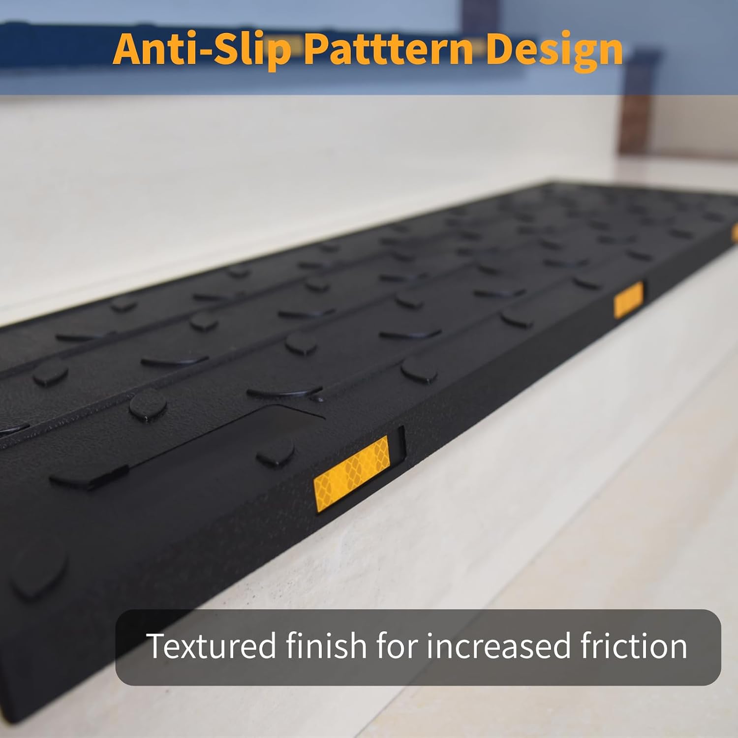 Non Slip Rubber Stair Treads Outdoor Step Protection Mats