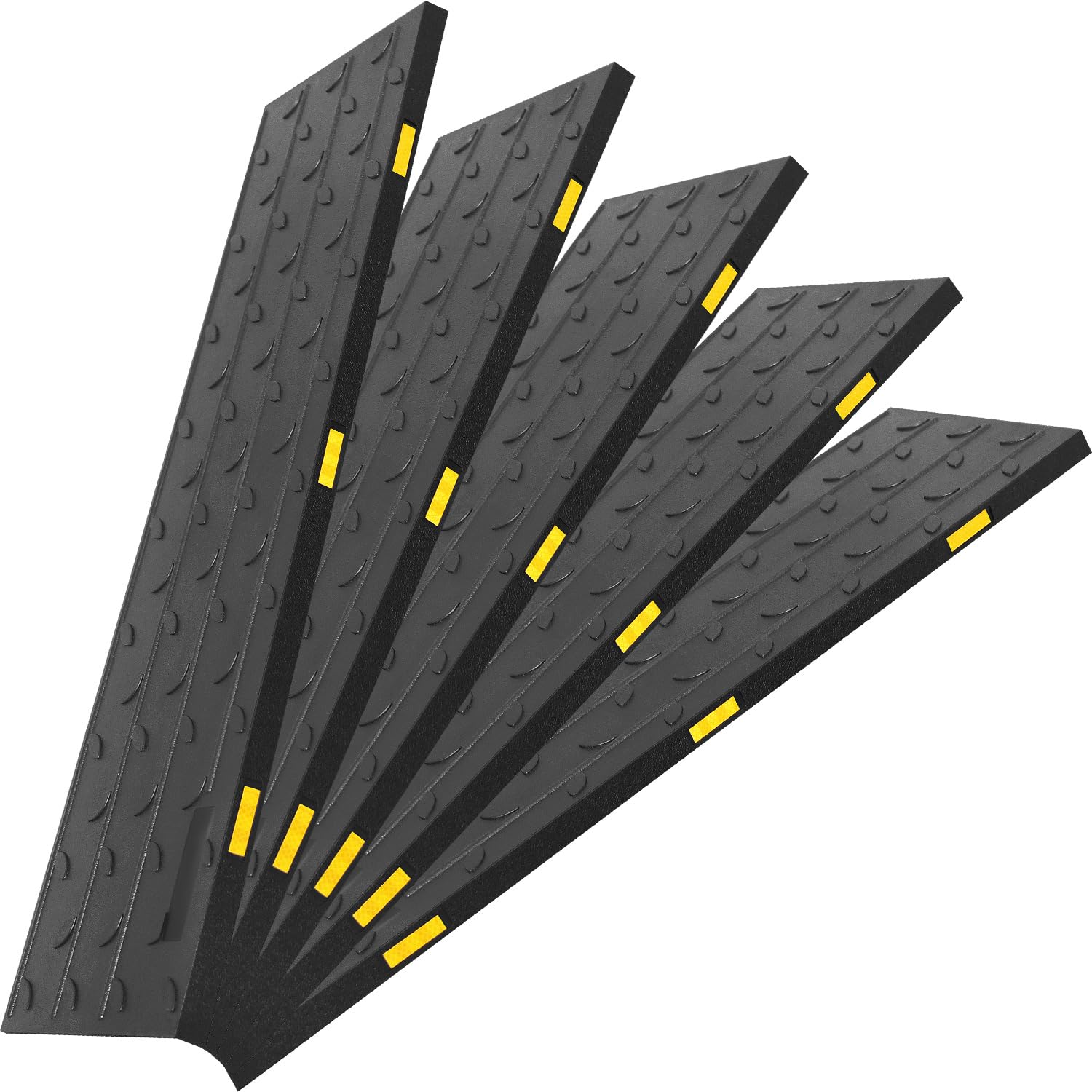 Reflective Non Slip Rubber Stair Treads Indoor Outdoor Mats