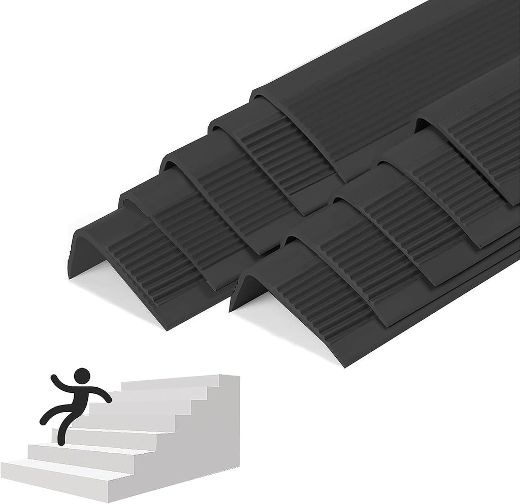 Anti Slip Rubber Stair Nosing Wear Resistant Safe Step Strips