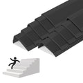 Anti Slip Rubber Stair Nosing Wear Resistant Safe Step Strips