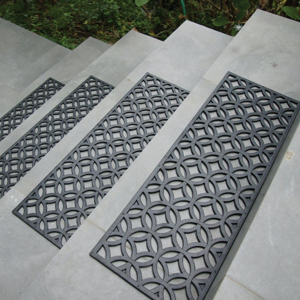 Weatherproof Rubber Indoor Outdoor Stair Step Protection Mats