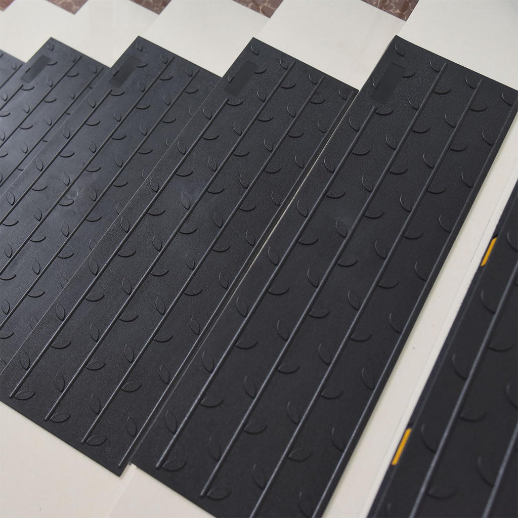 Reflective Non Slip Rubber Stair Treads Indoor Outdoor Mats