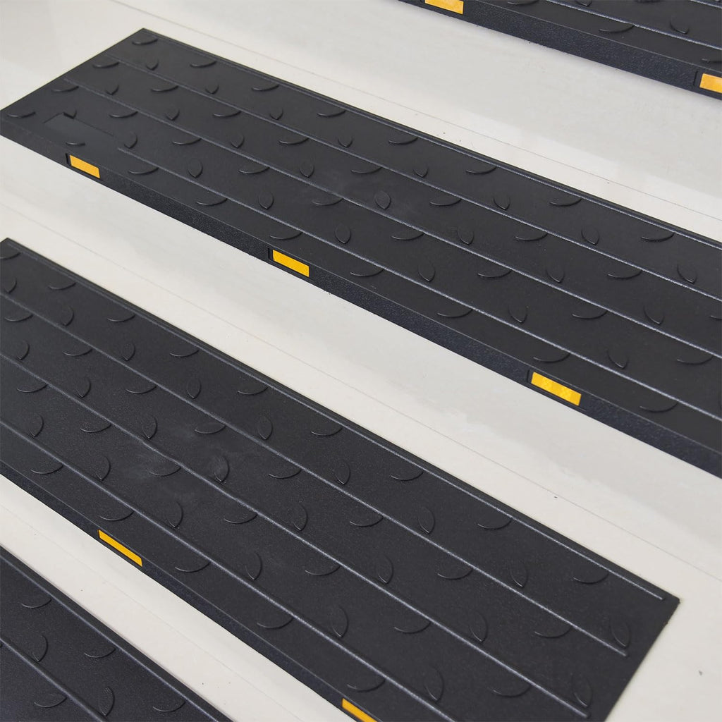 Reflective Non Slip Rubber Stair Treads Indoor Outdoor Mats