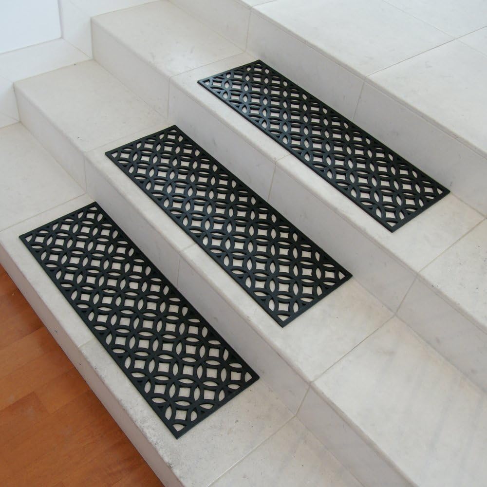 Weatherproof Rubber Indoor Outdoor Stair Step Protection Mats