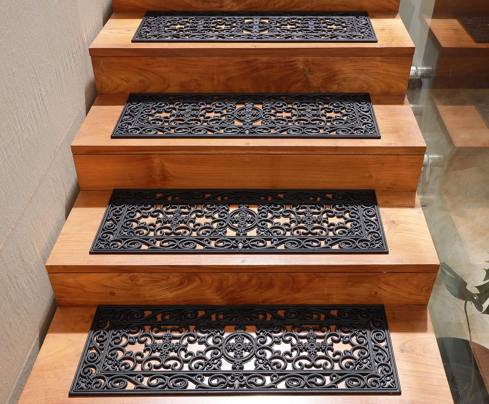 Heavy Duty 10x30 Non Slip Rubber Drainage Stair Mats