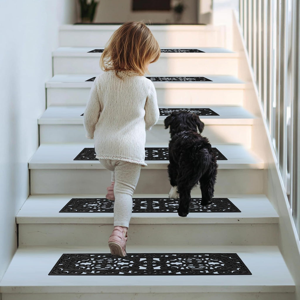 Heavy Duty 10x30 Non Slip Rubber Drainage Stair Mats