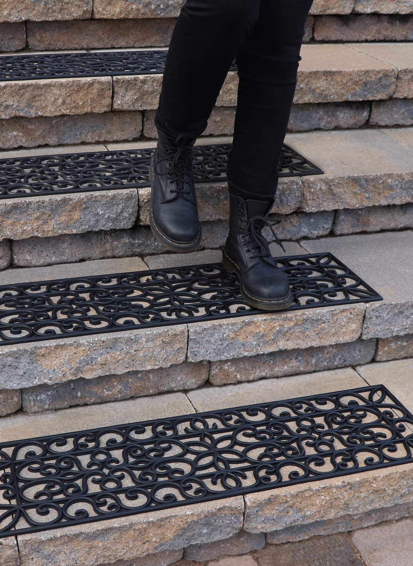 Anti Slip Large Rubber Outdoor Stair Step Protective Mats