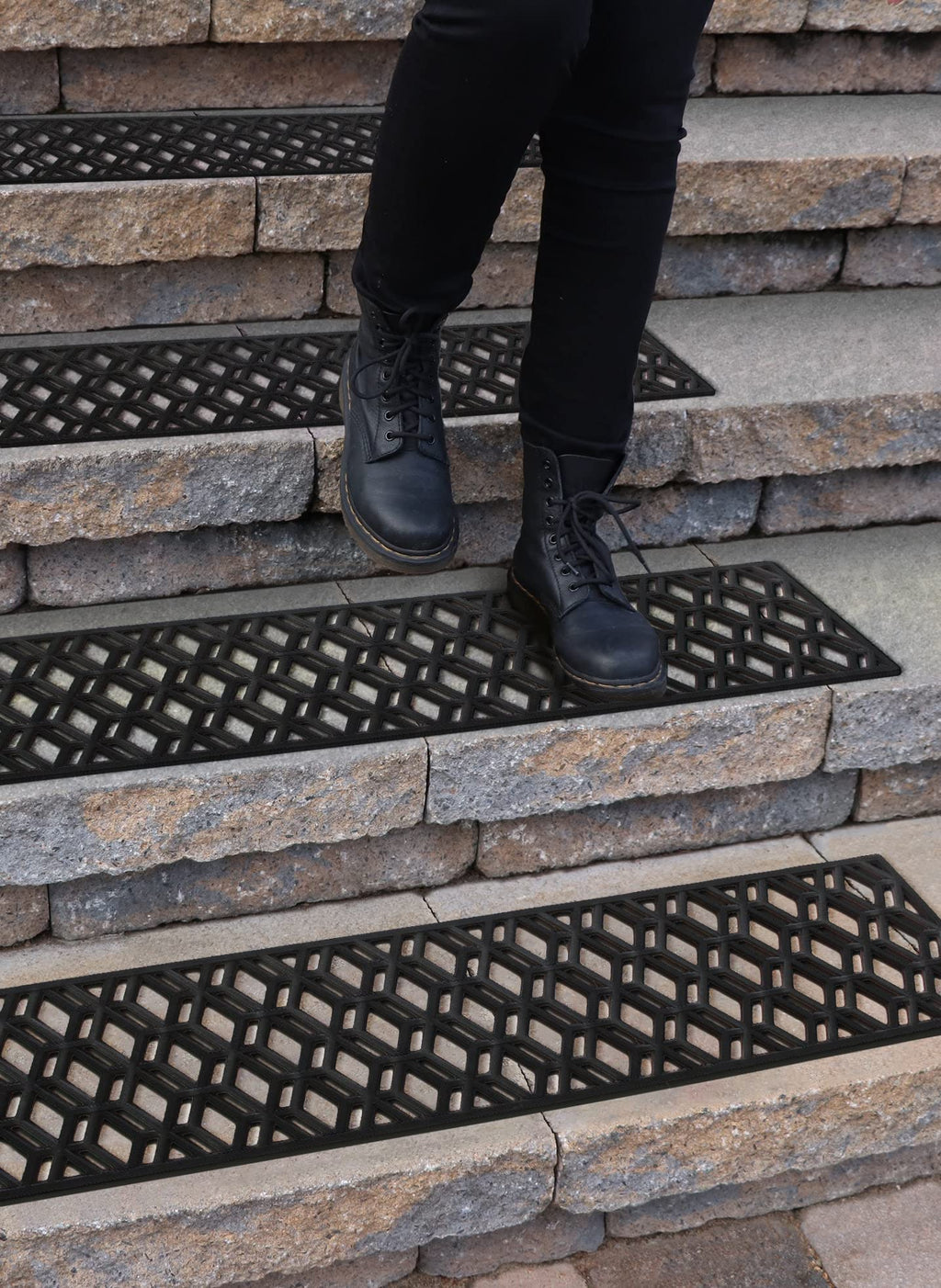 Anti Slip Large Rubber Outdoor Stair Step Protective Mats