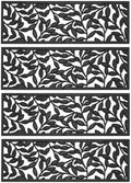 Leaf Pattern Non Slip Rubber Outdoor Stair Tread Mats