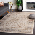 Oriental Distressed 5'1x7'6 Vintage Viscose Area Rug