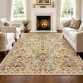 Vintage Boho 5x7 Floral Washable Non Slip Area Rug