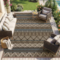 Reversible Waterproof 5x8 Outdoor Patio Camping Area Rug