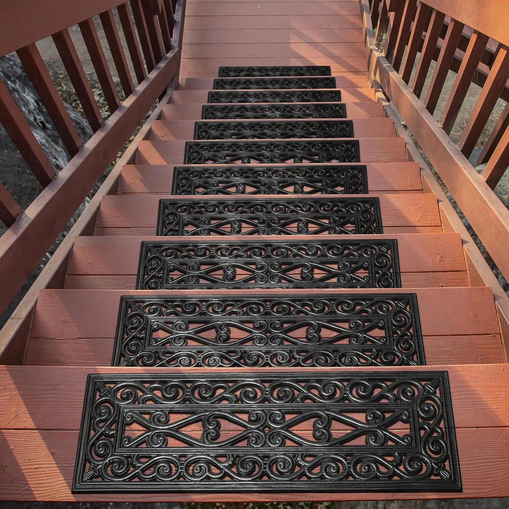 Scroll Lattice Non Slip Heavy Duty Rubber Outdoor Mats