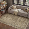 Vintage Distressed 5x7 Washable Non Slip Area Rug